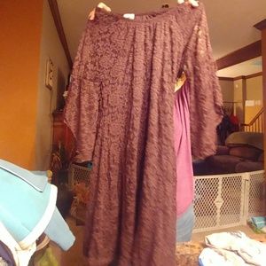 Chocolate lace dress